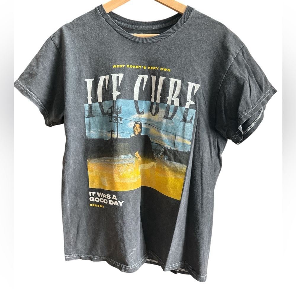 Ice Cube Shirt Men's Small Black It Was A Good Day Rap Graphic Tee Short Sleeve